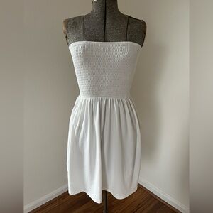 White Strapless Dress